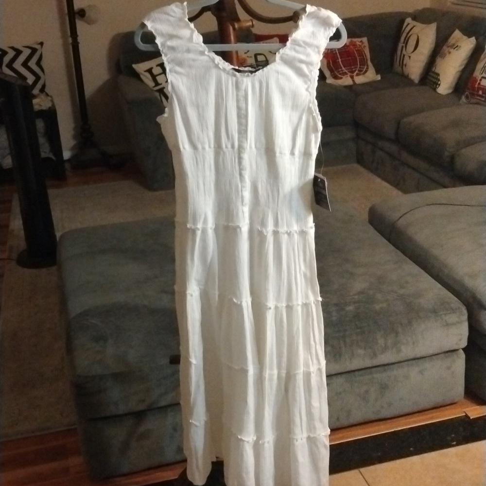 White Mlle Gabrielle Dress Size X Large